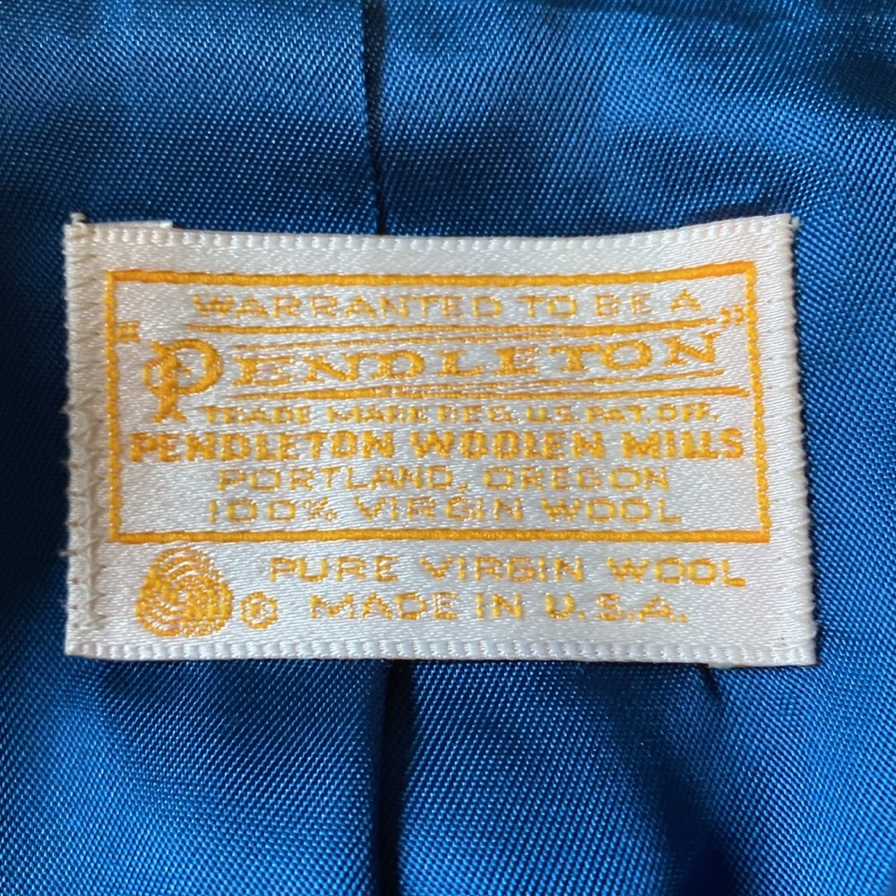 Pendleton Wool Cropped Blazer Jacket. Size M - image 4